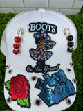 Boots On The Ground White - Junk Trucker Hat