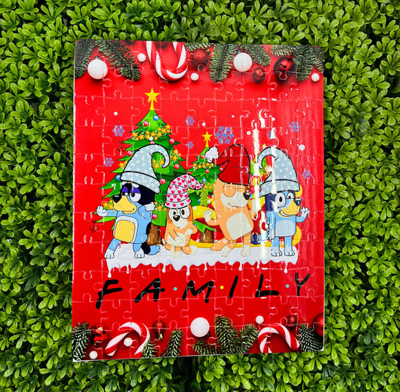 Bluey Family Christmas Puzzle