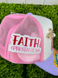 Let Them Pink/Purple - Junk Trucker Hat