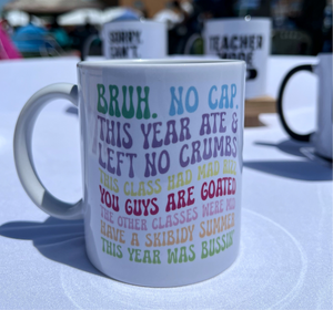 Bruh. No Cap. This Year Ate & Left No Crumbs... Mug