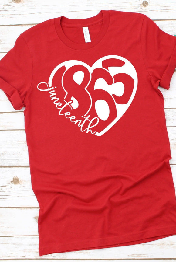 Juneteenth 1865 Heart