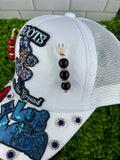 Boots On The Ground White - Junk Trucker Hat