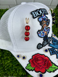 Boots On The Ground White - Junk Trucker Hat