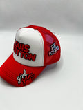 RTS LV Queen Red Junk Trucker Hat