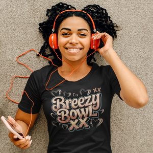 Breezy Bowl XX (Brown/Tan Bubble Letters)
