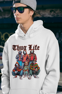 Sweatshirt or Hoodie Thug Life Halloween Jus Luv Creativitee